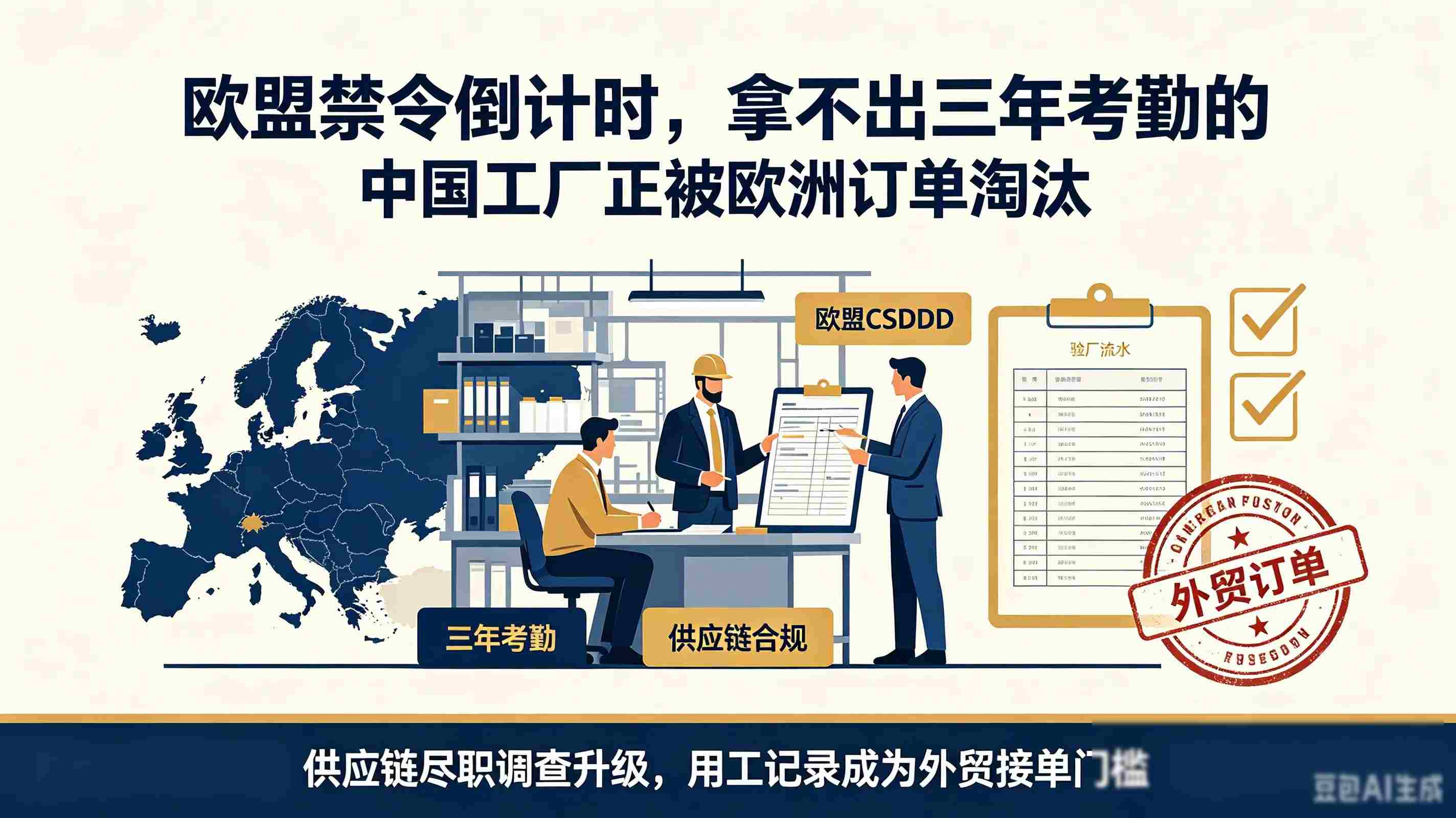 欧盟禁令倒计时，拿不出三年考勤的中国工厂正被欧洲订单淘汰